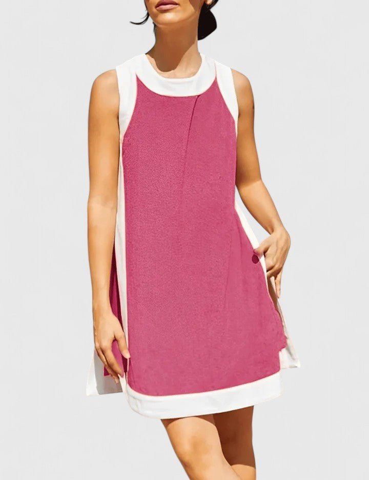 Robe femme avec poches latérales
