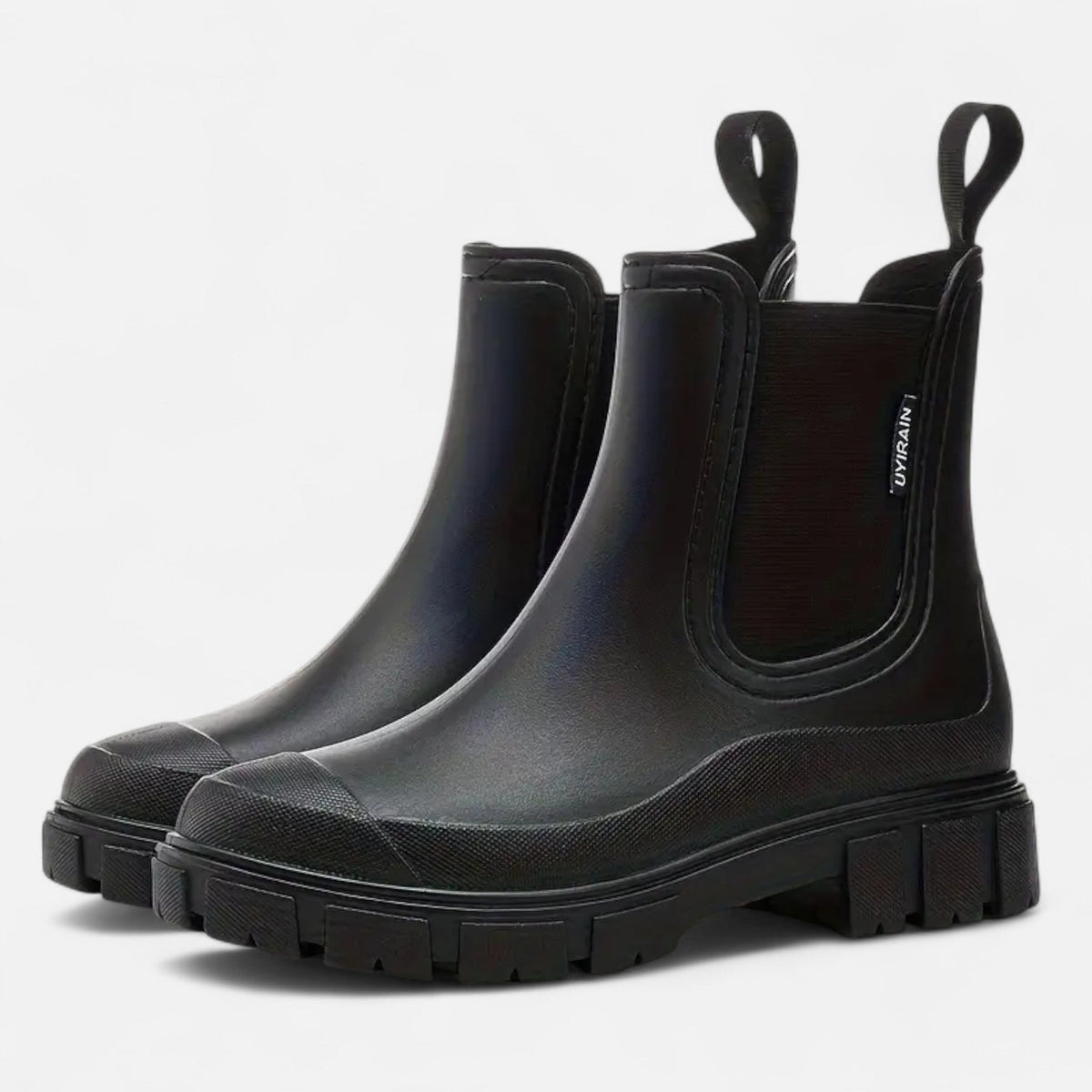 Botas de lluvia impermeables para mujer, clásicas, elegantes y para cualquier clima