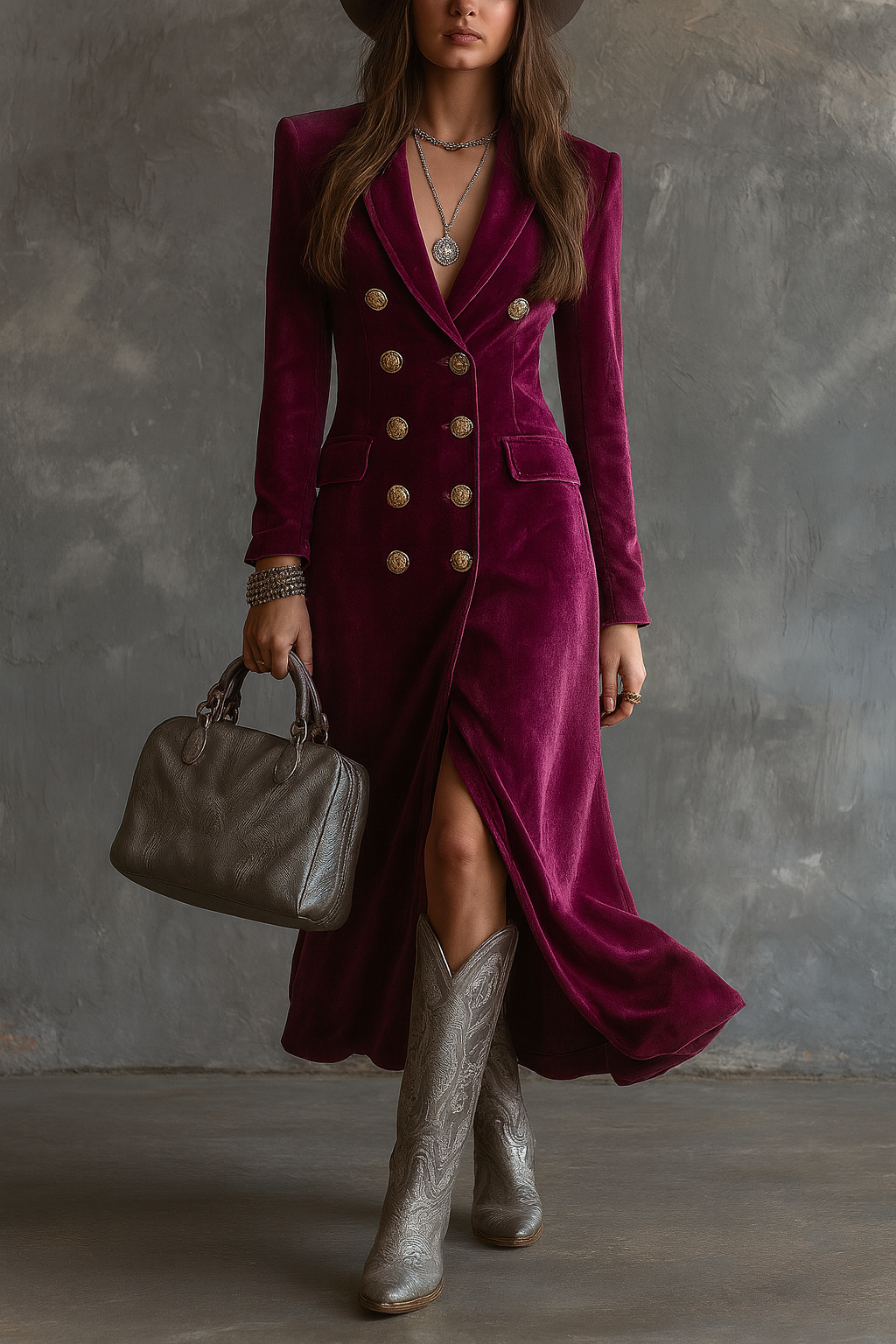 Women's Blazer Set Velvet