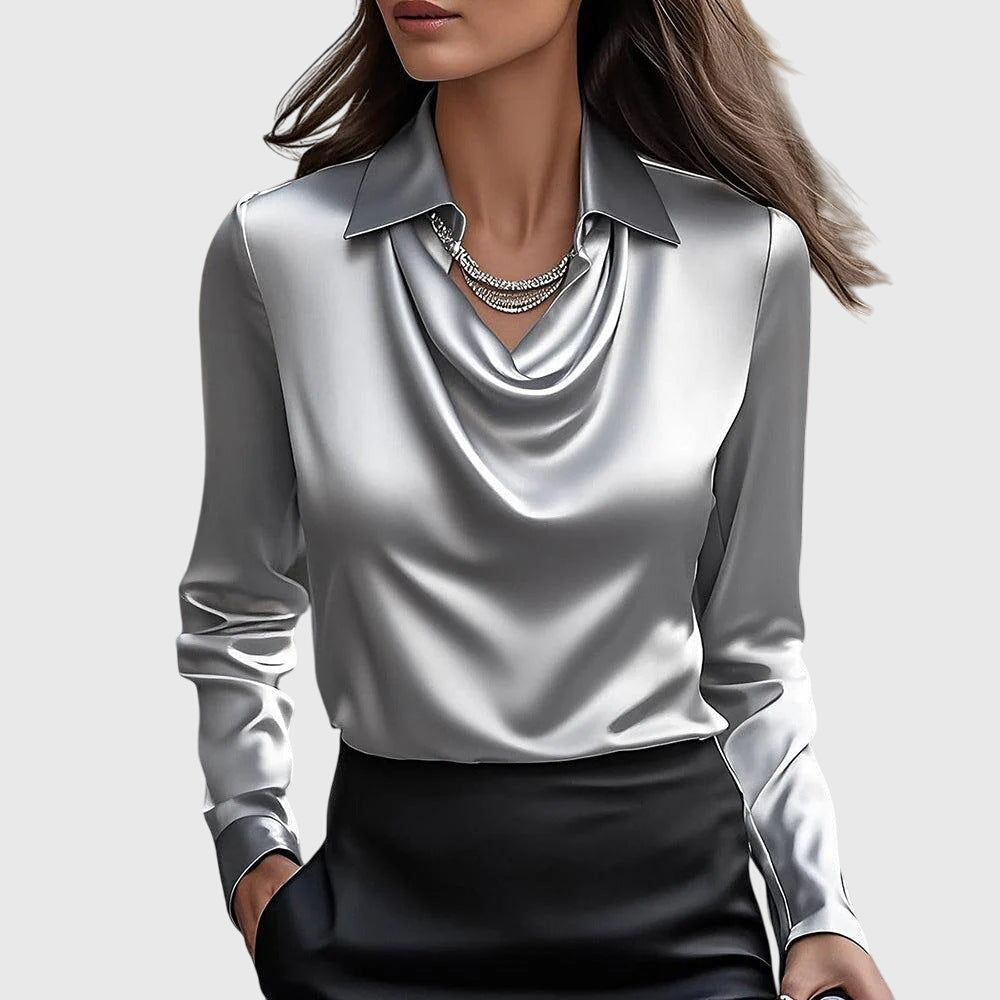 Women's Blouse pleated skirt