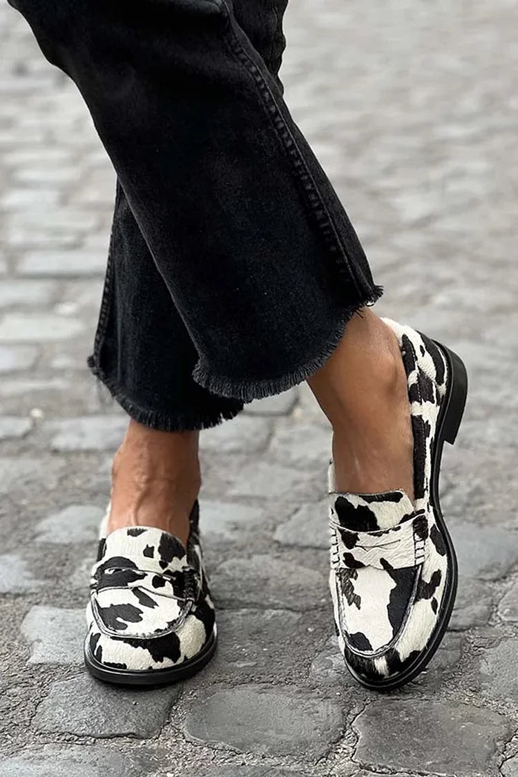 Mocasines para mujer de mezclilla
