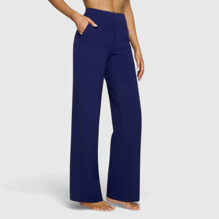Women's Wide-Leg Pants side pockets