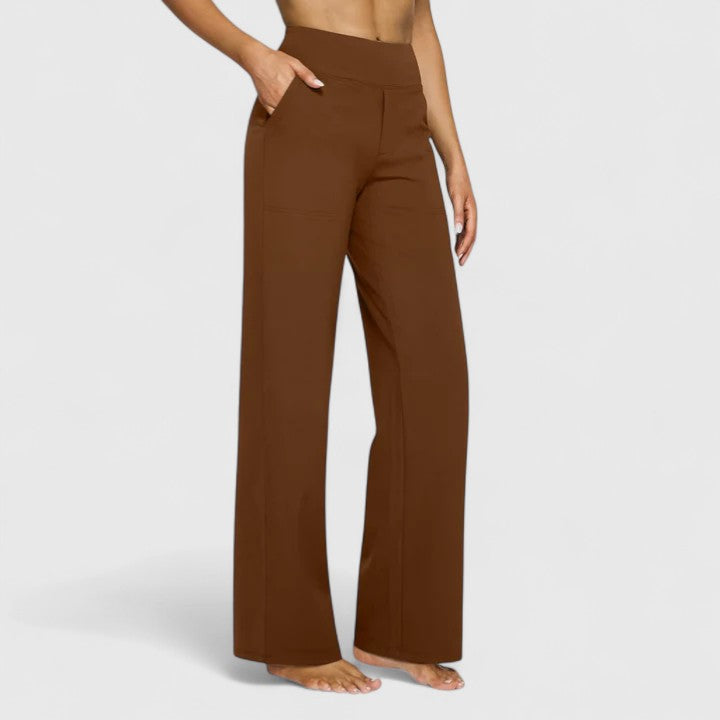Women's Wide-Leg Pants side pockets