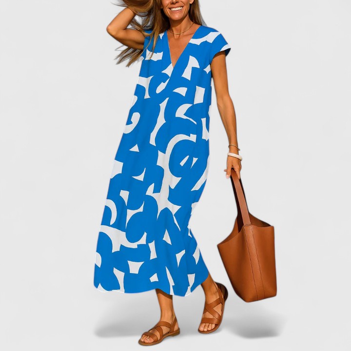 Women's Dress V-neck