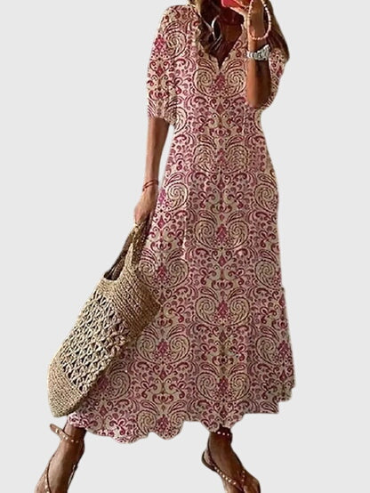 Women's Summer Dress V-neck