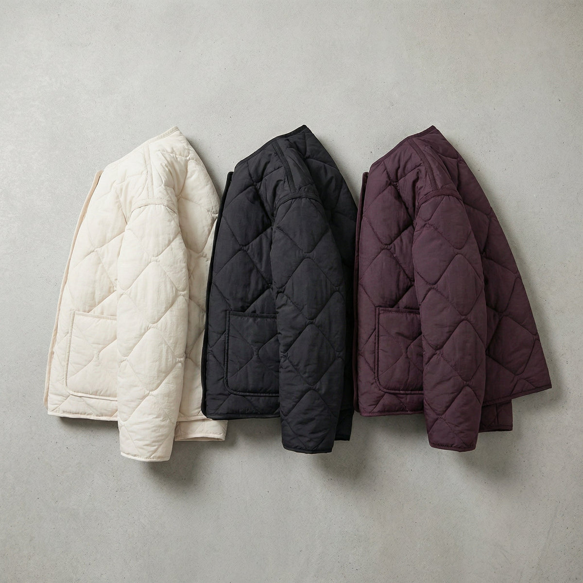 Women's Wool-Blend Knit Jacket Tailored Short Cut