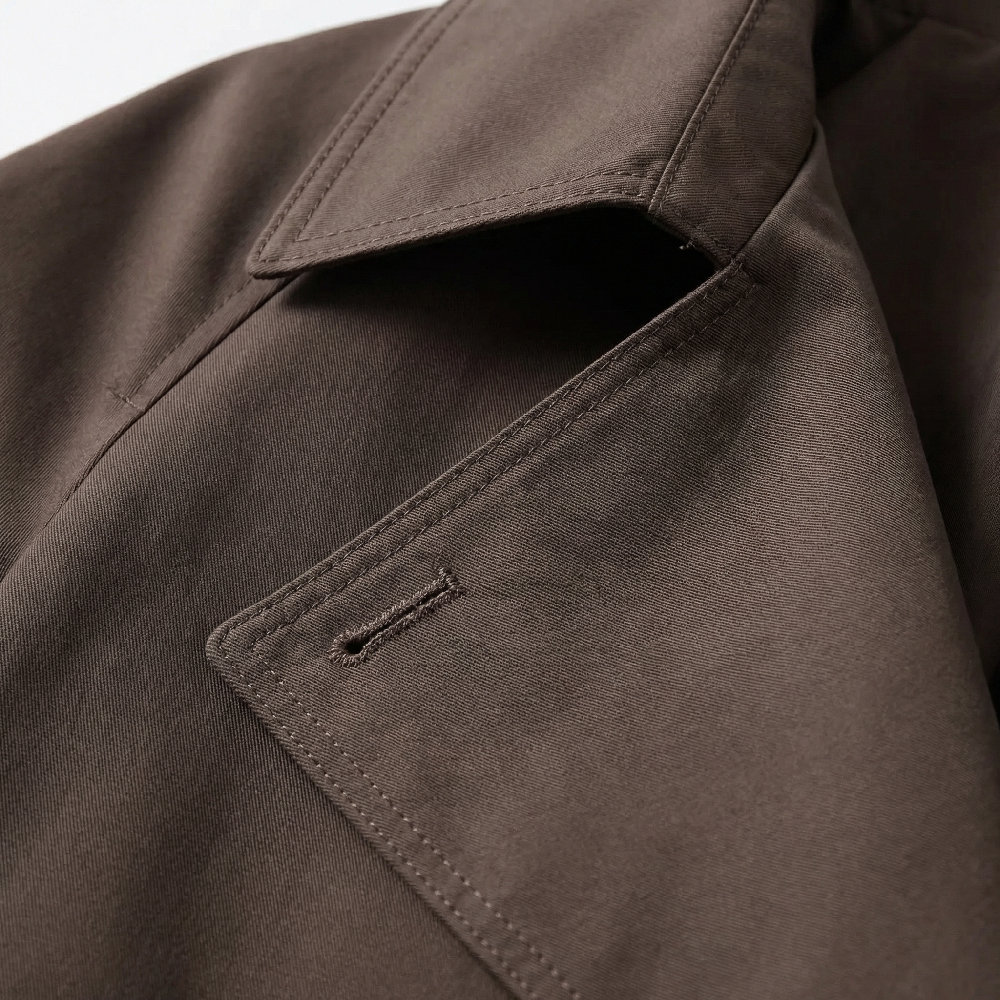 Women's Cotton Trench Coat Tailored British-Inspired Cut