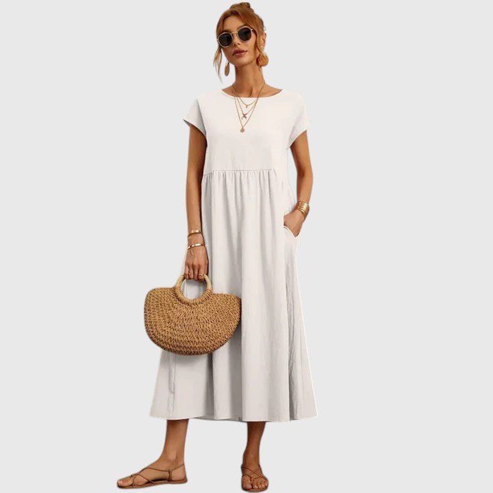 Women's Midi Dress side pockets