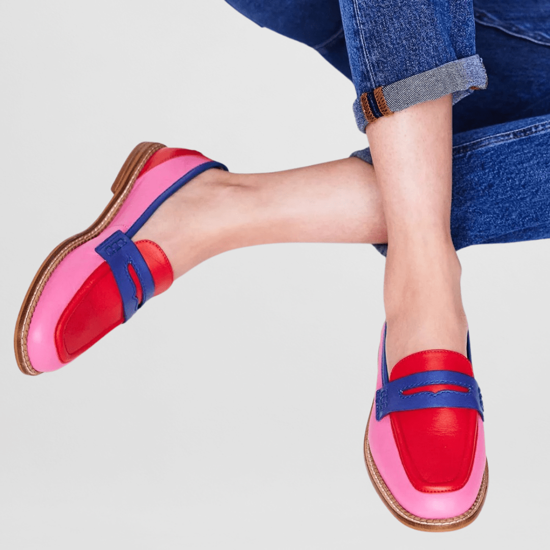 Mocasines de cuero para mujer