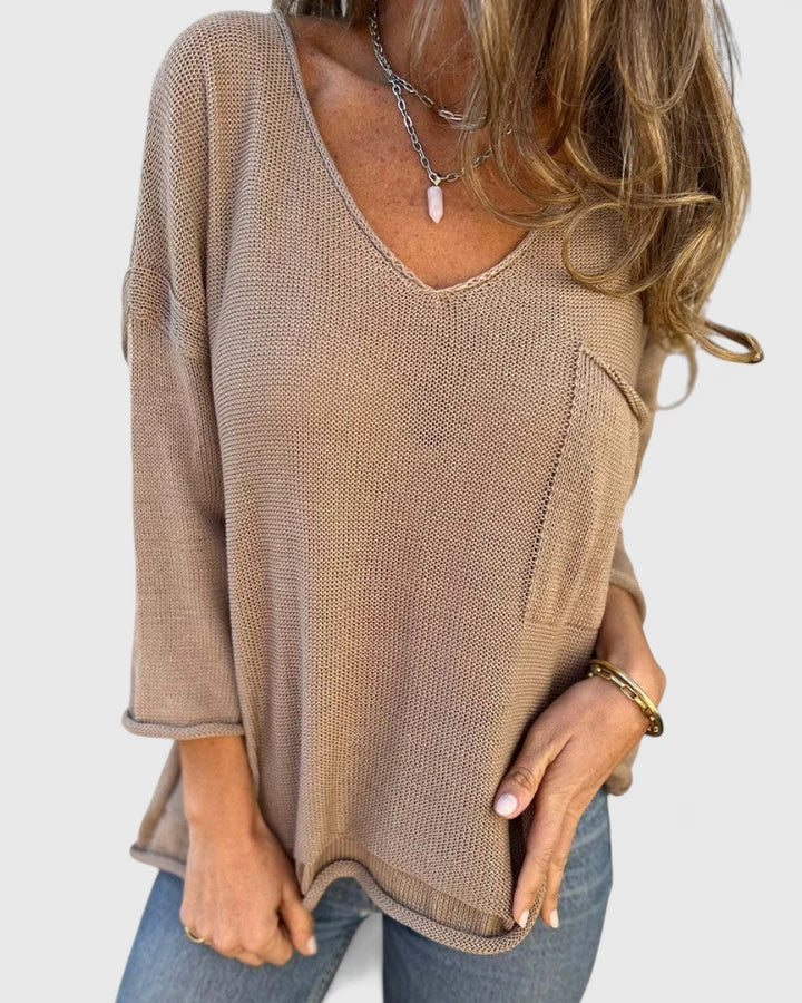 Women's Blouse V-neck