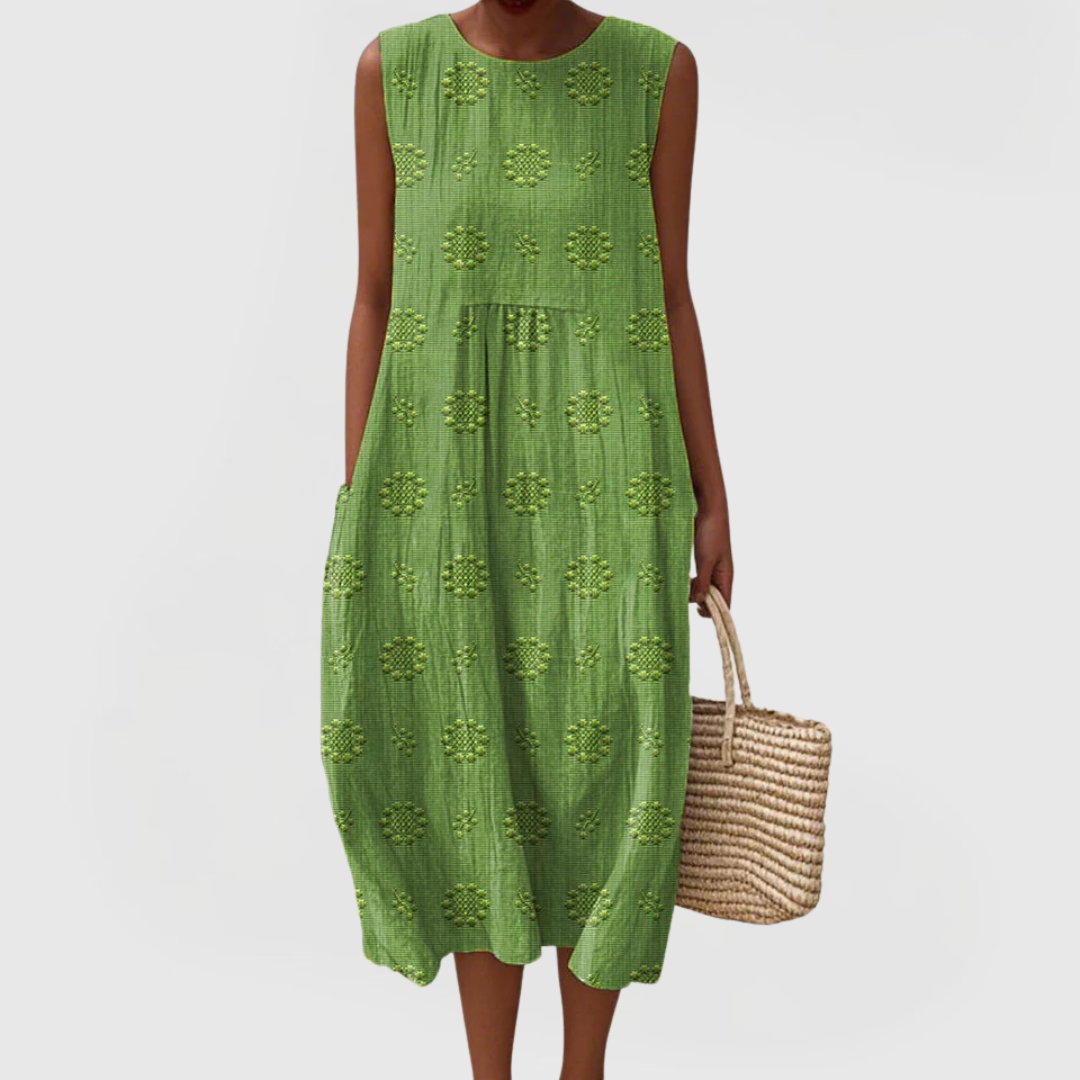 Women's Midi Dress side pockets