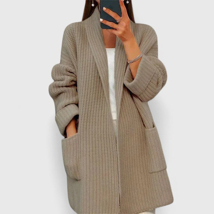 Ensemble blazer femme avec poches latérales