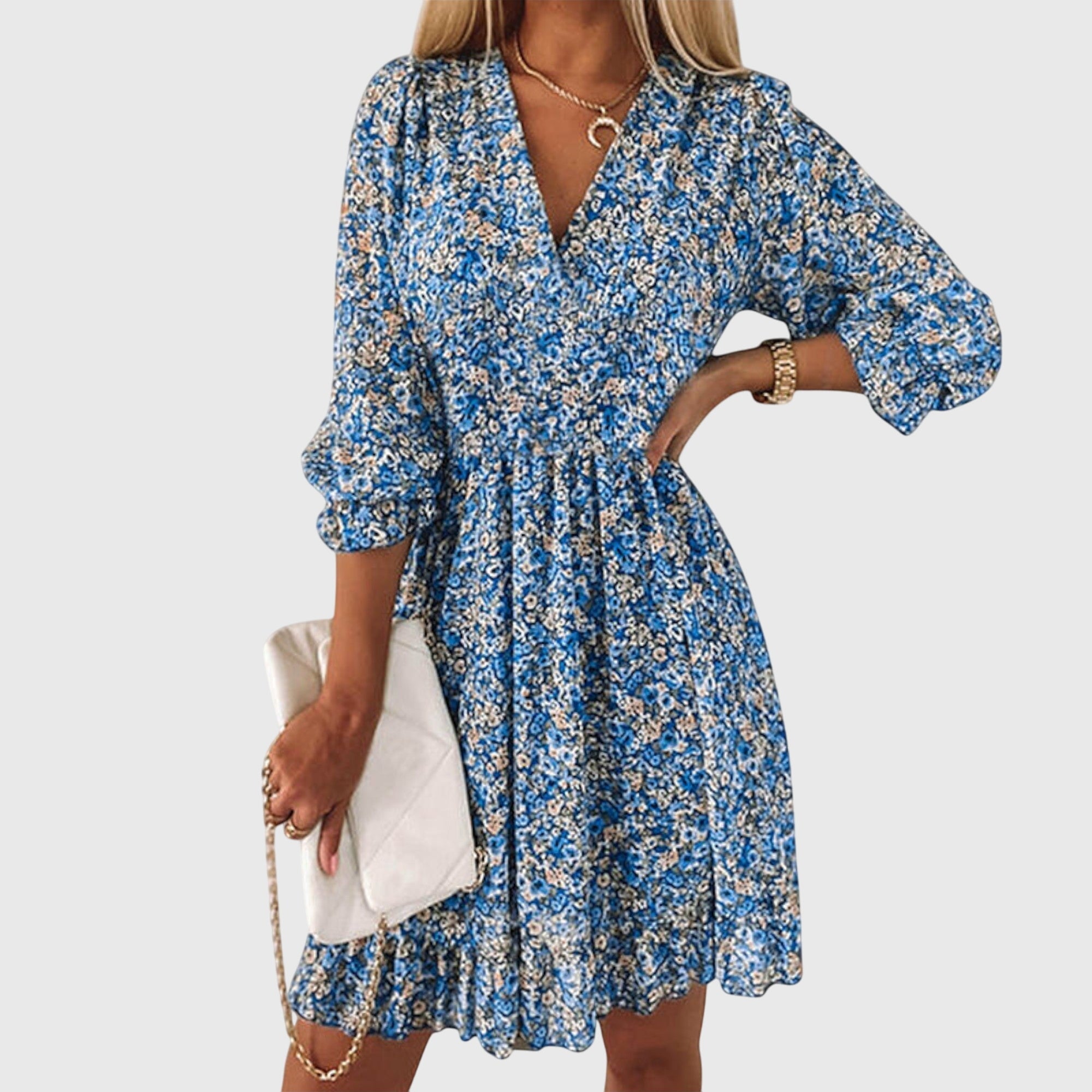 Women's Dress puff sleeves