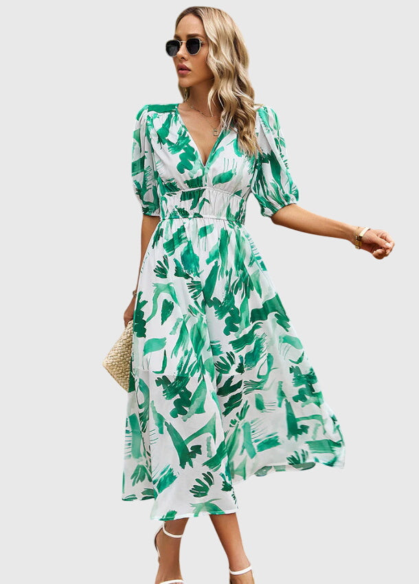 Women's Midi Dress floral print