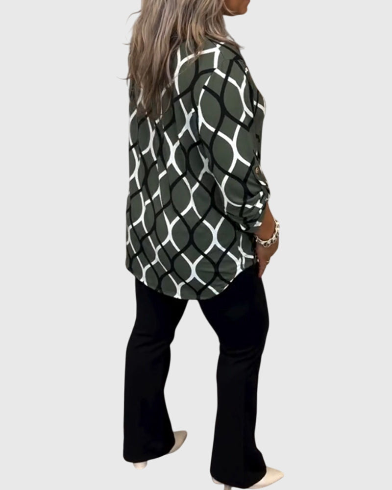Women's Blouse V-neck