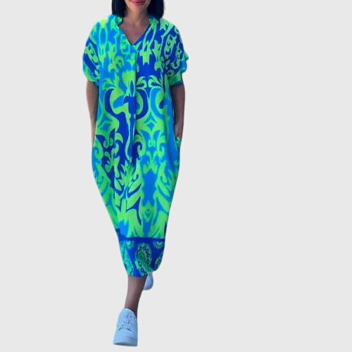 Women's Midi Dress wrap front