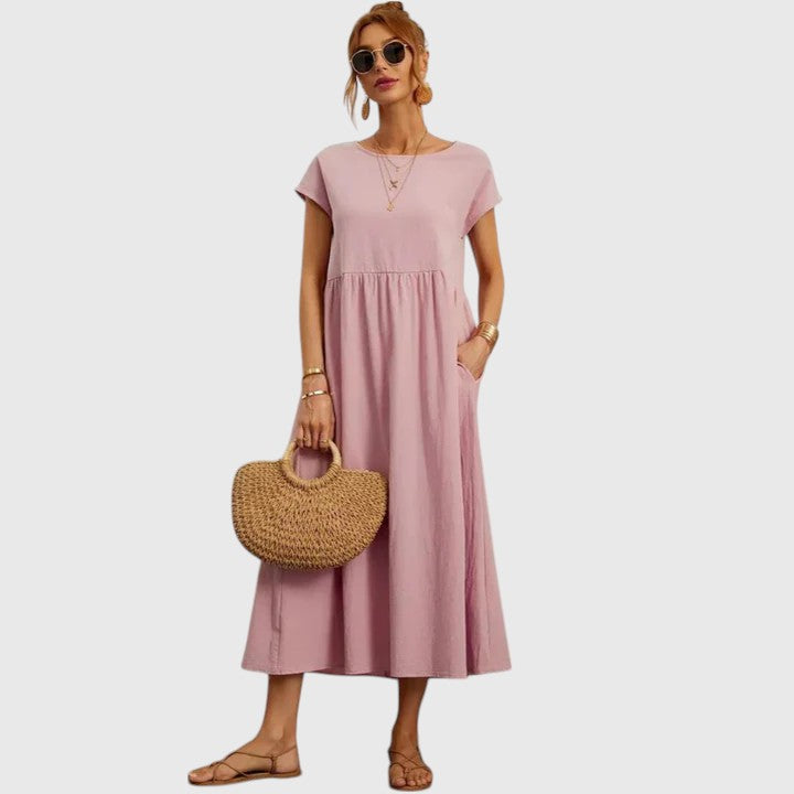 Women's Midi Dress side pockets