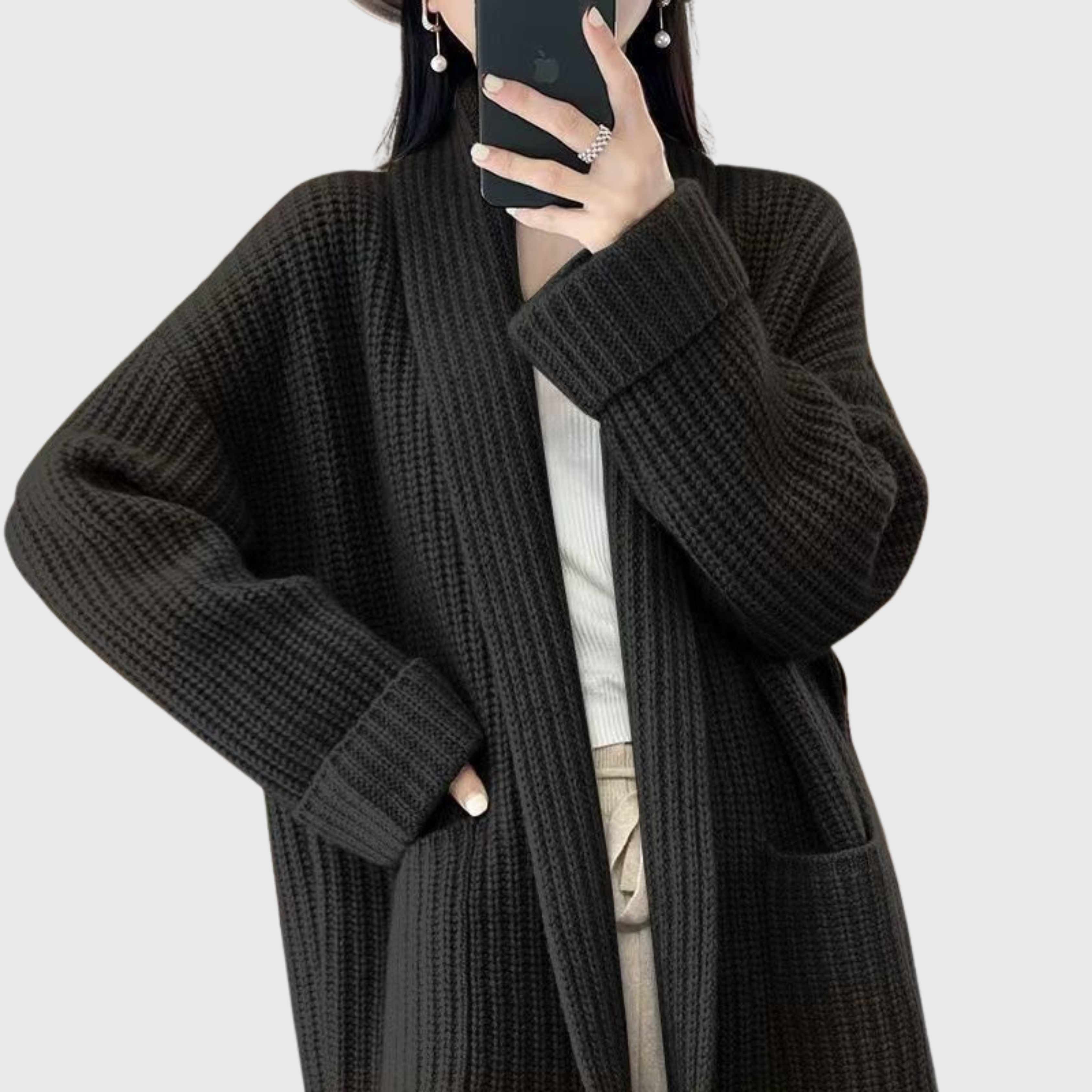 Ensemble blazer femme avec poches latérales