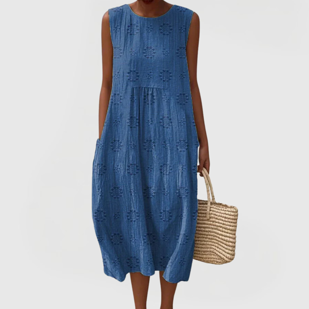 Women's Midi Dress side pockets
