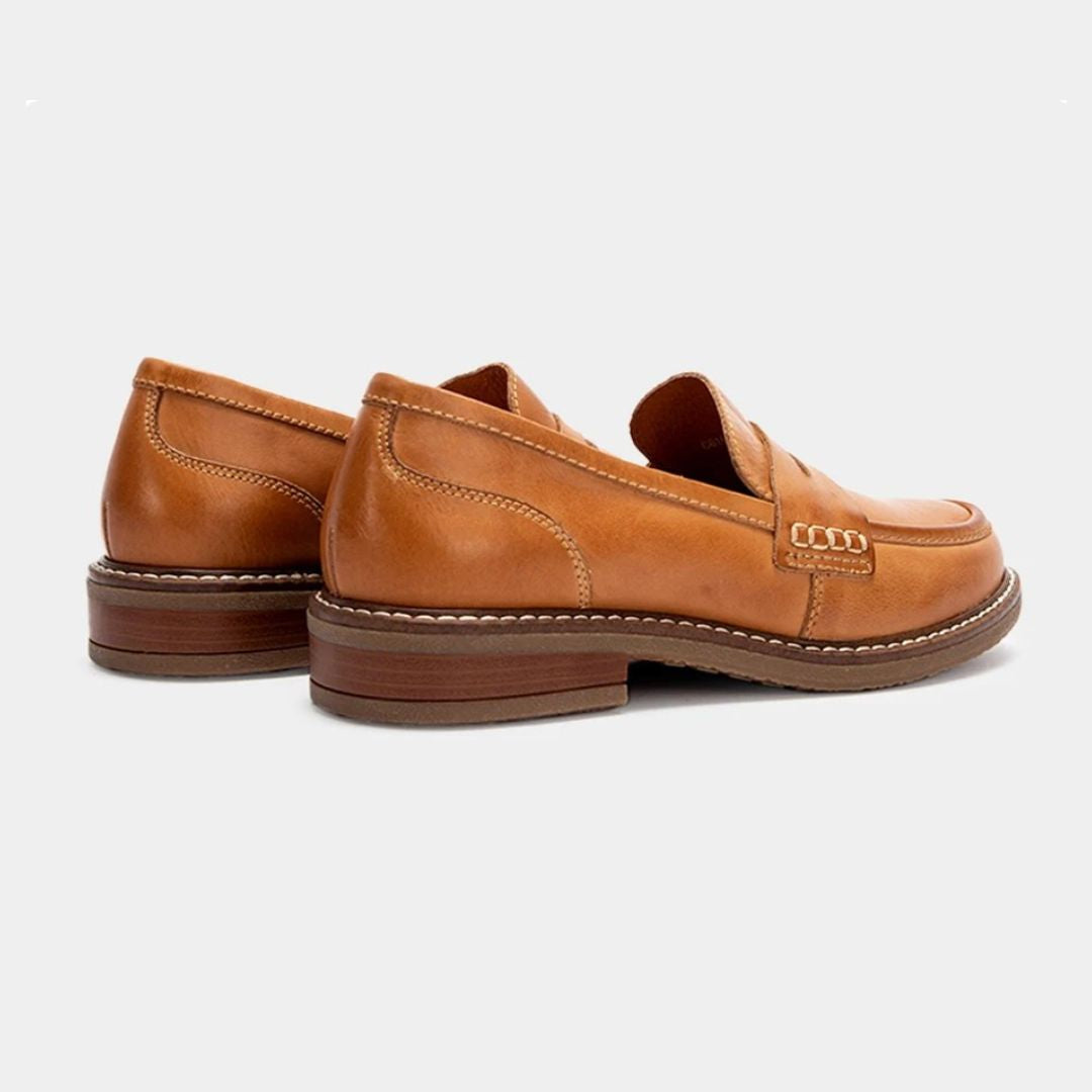 Women's Leather Loafers Orthopedic Smooth Cushioned Sole