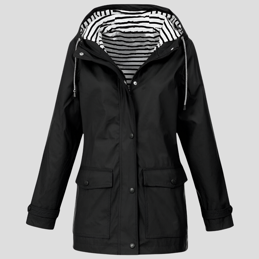 Women's Hooded Jacket Water-Resistant Taped Seams