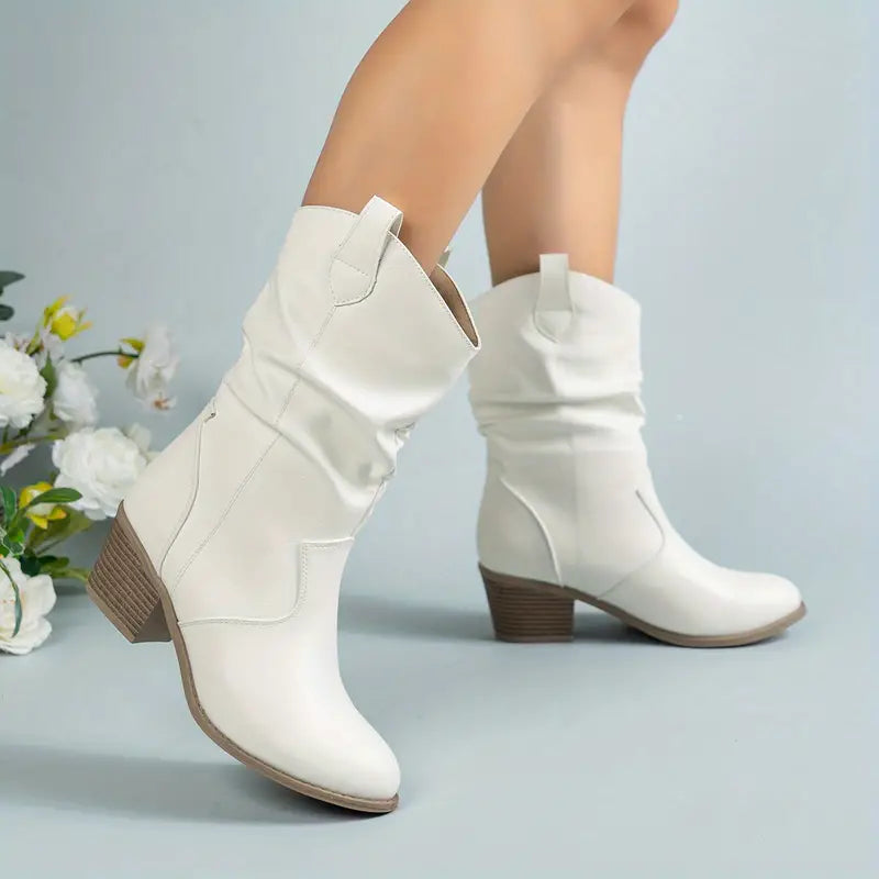 Stivali western da donna a mezza altezza