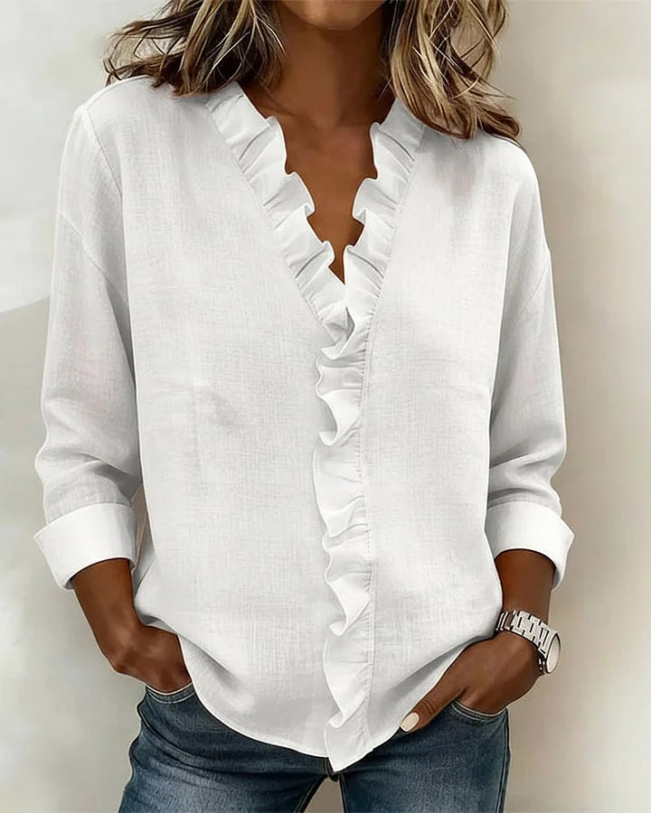 Women's Blouse V-neck