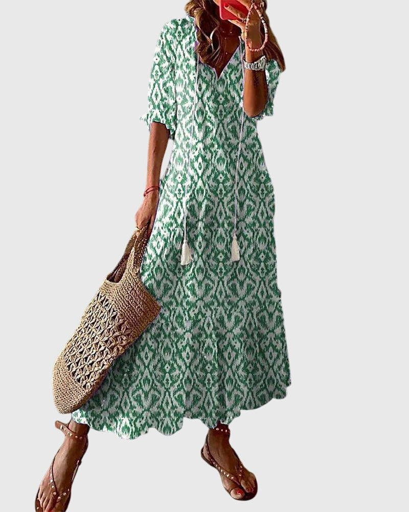 Amalia™ | Vestido de verano bohemio vintage