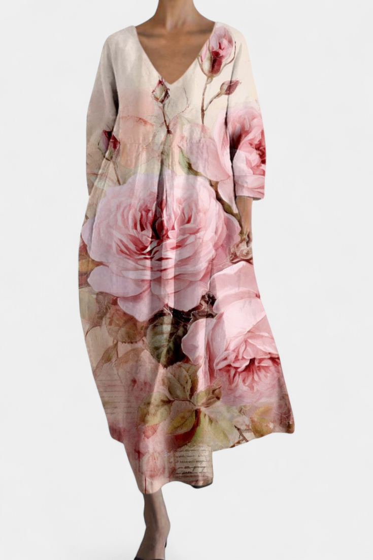 Women's Dress V-neck