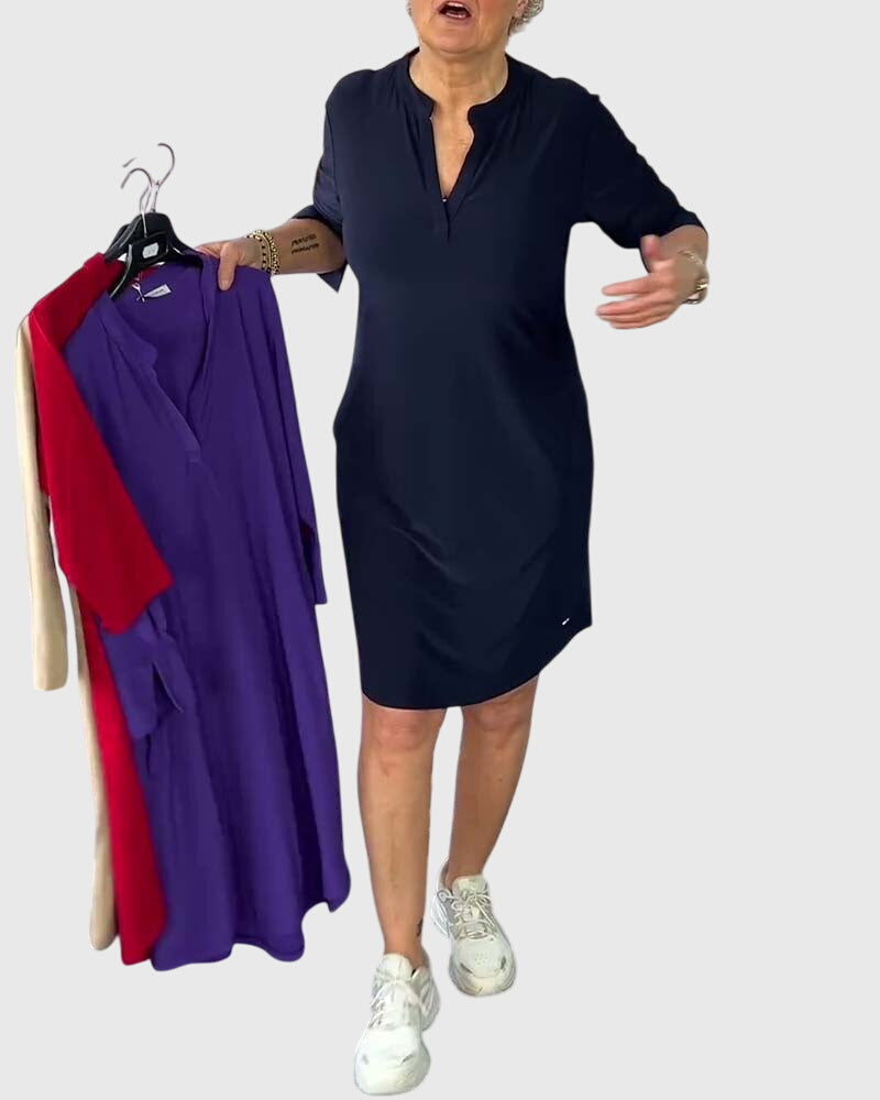 Women's Dress V-neck