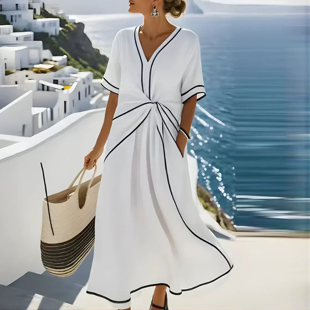 Women's Summer Dress V-neck