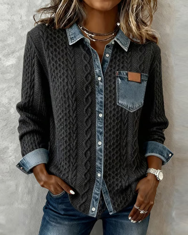 Women's Blouse Denim