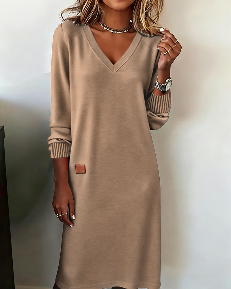 Women's Dress V-neck