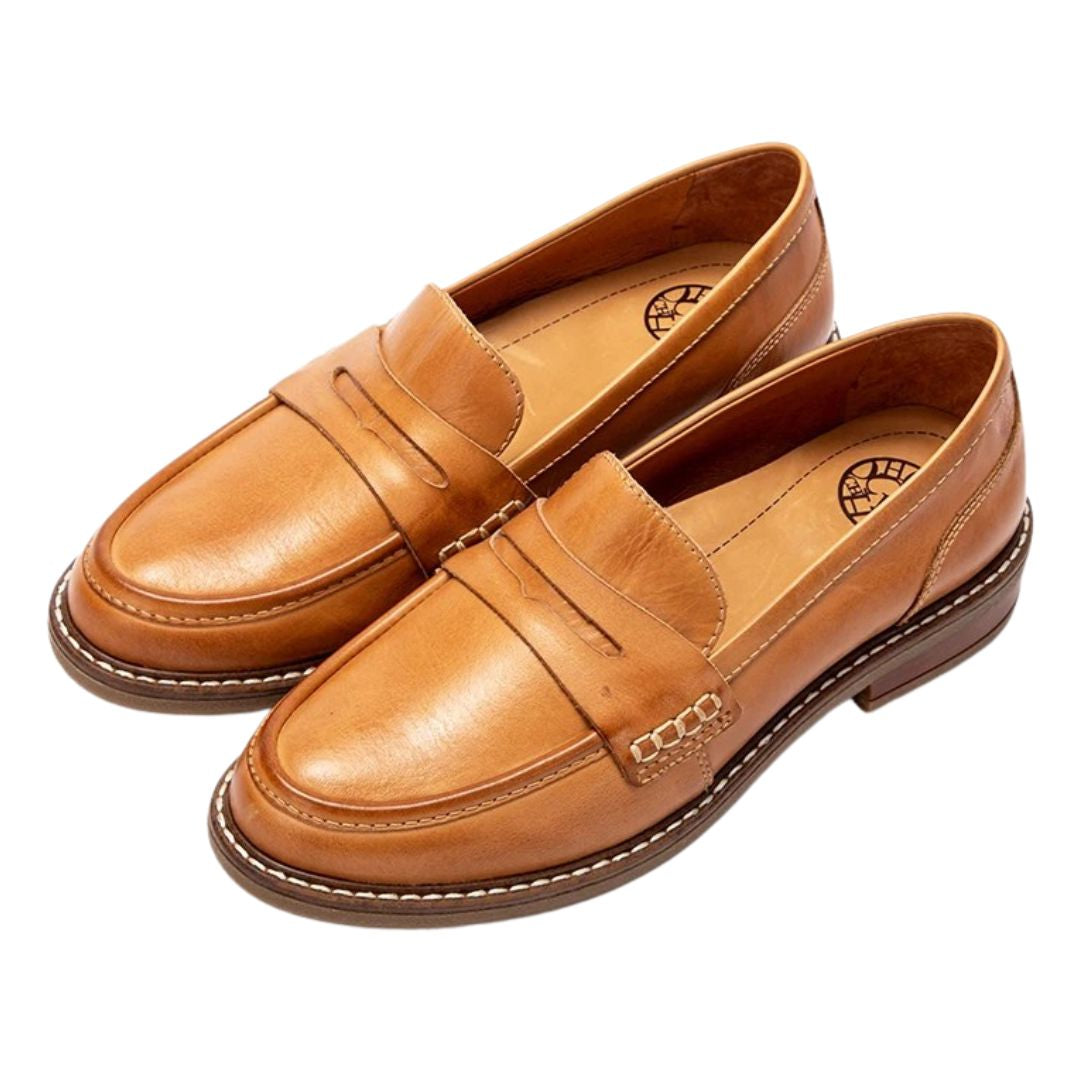 Women's Leather Loafers Orthopedic Smooth Cushioned Sole