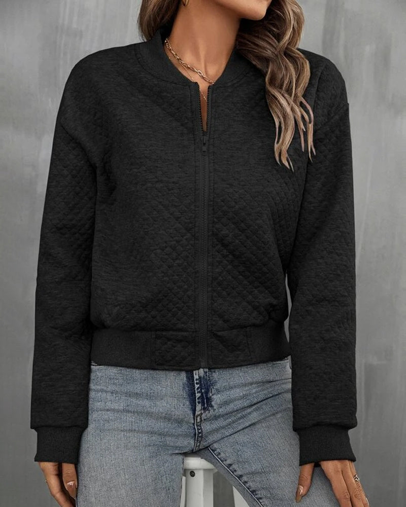 Women's Bomber Jacket Warm Autumn-Winter Layer