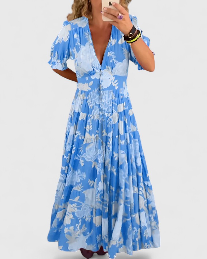 Women's Summer Dress V-neck