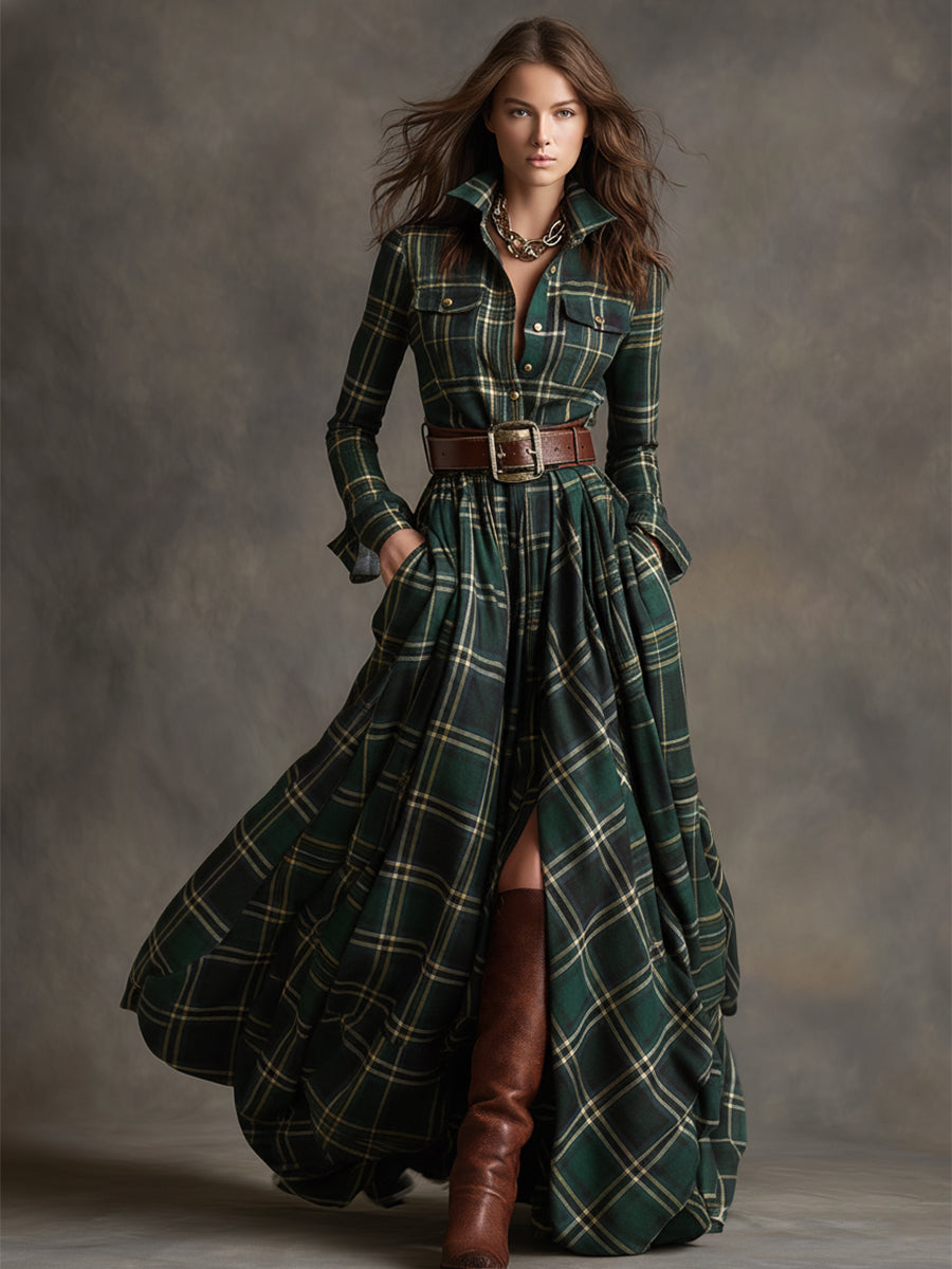 Robe chemise femme avec ceinture amovible à la taille