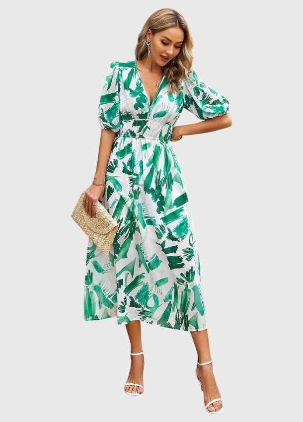 Women's Midi Dress floral print