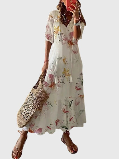 Women's Summer Dress V-neck