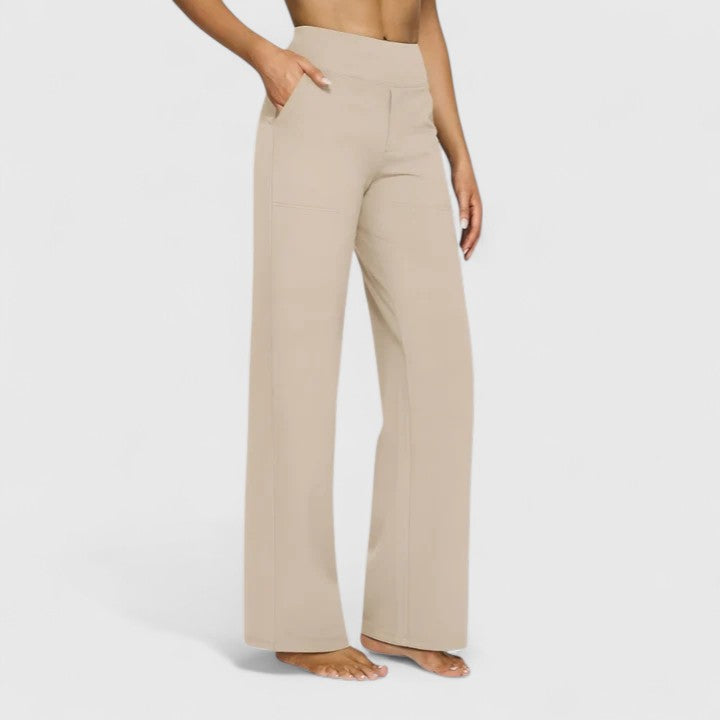 Women's Wide-Leg Pants side pockets