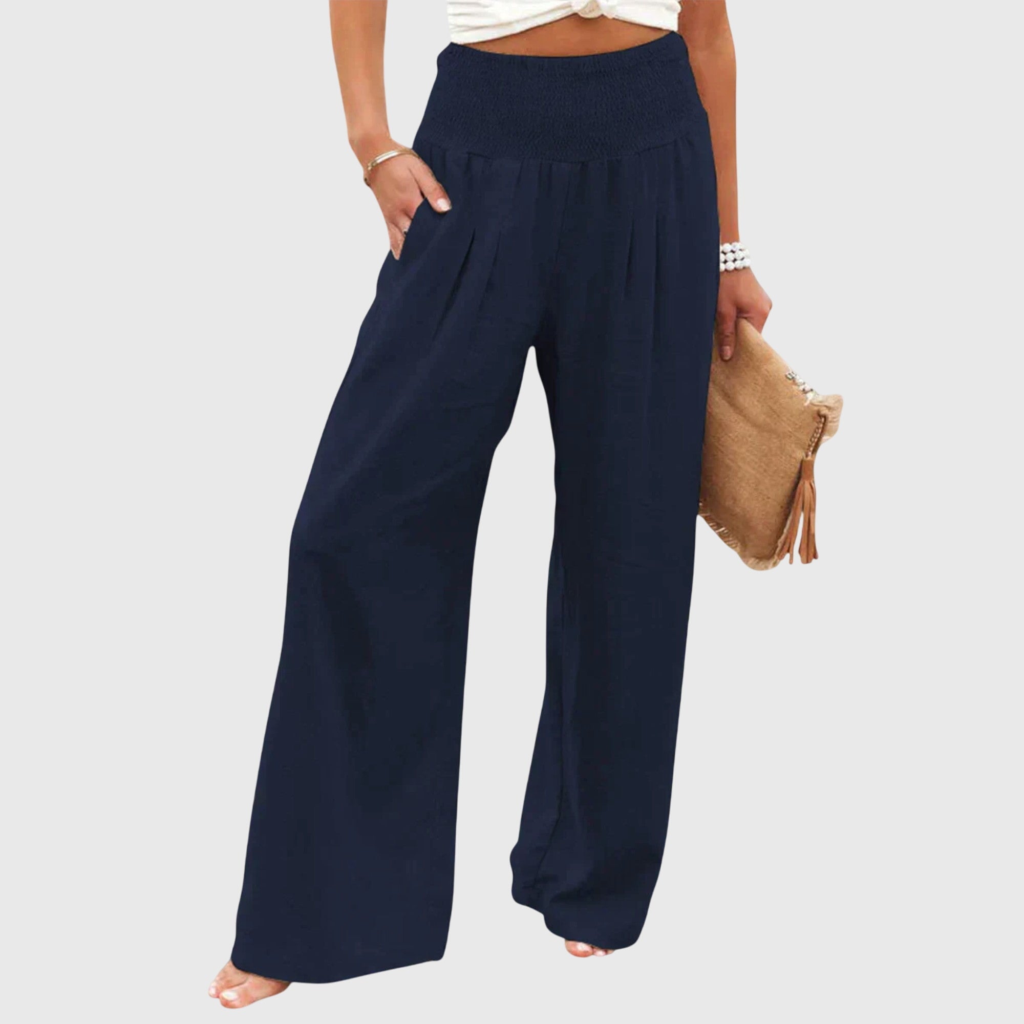 Pantaloni a gamba larga da donna
