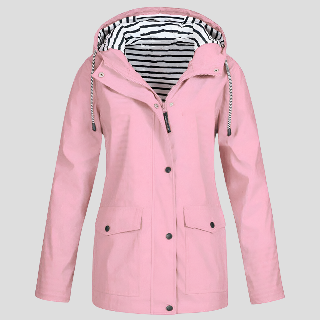 Women's Hooded Jacket Water-Resistant Taped Seams