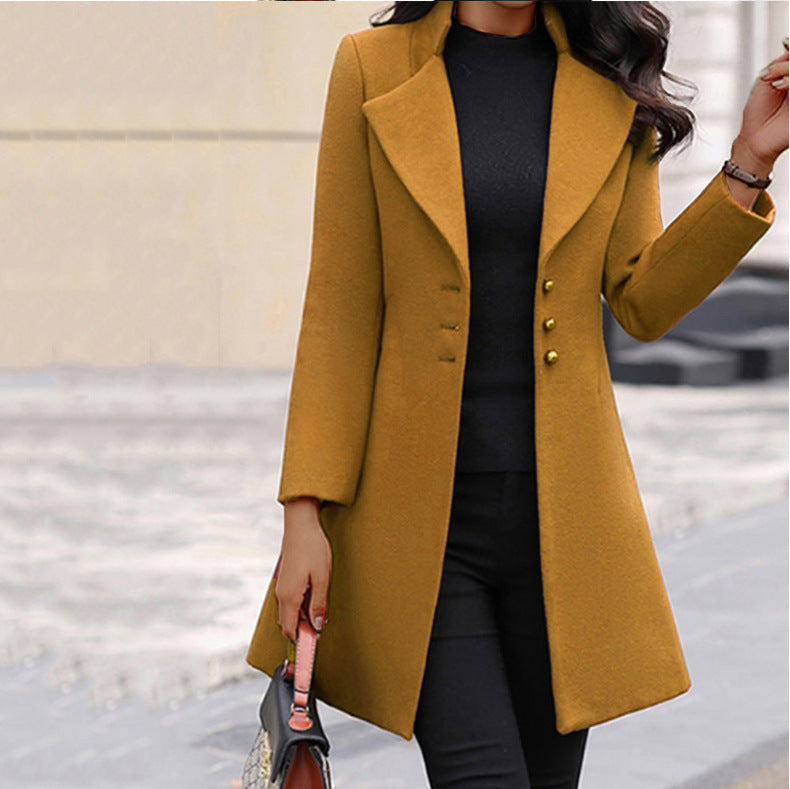 Women's Premium Tailored Coat Italian Craftsmanship