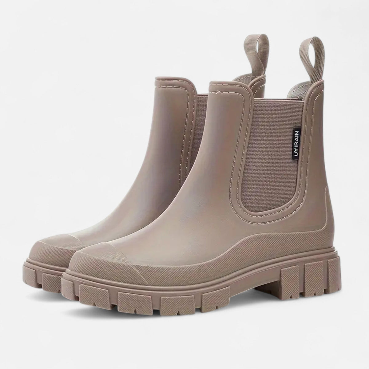 Botas de lluvia impermeables para mujer, clásicas, elegantes y para cualquier clima