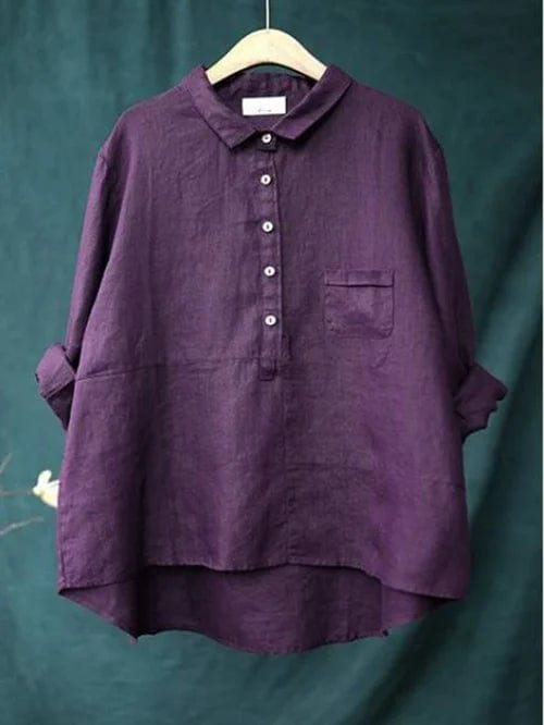 Blusa para mujer con bolsillos laterales