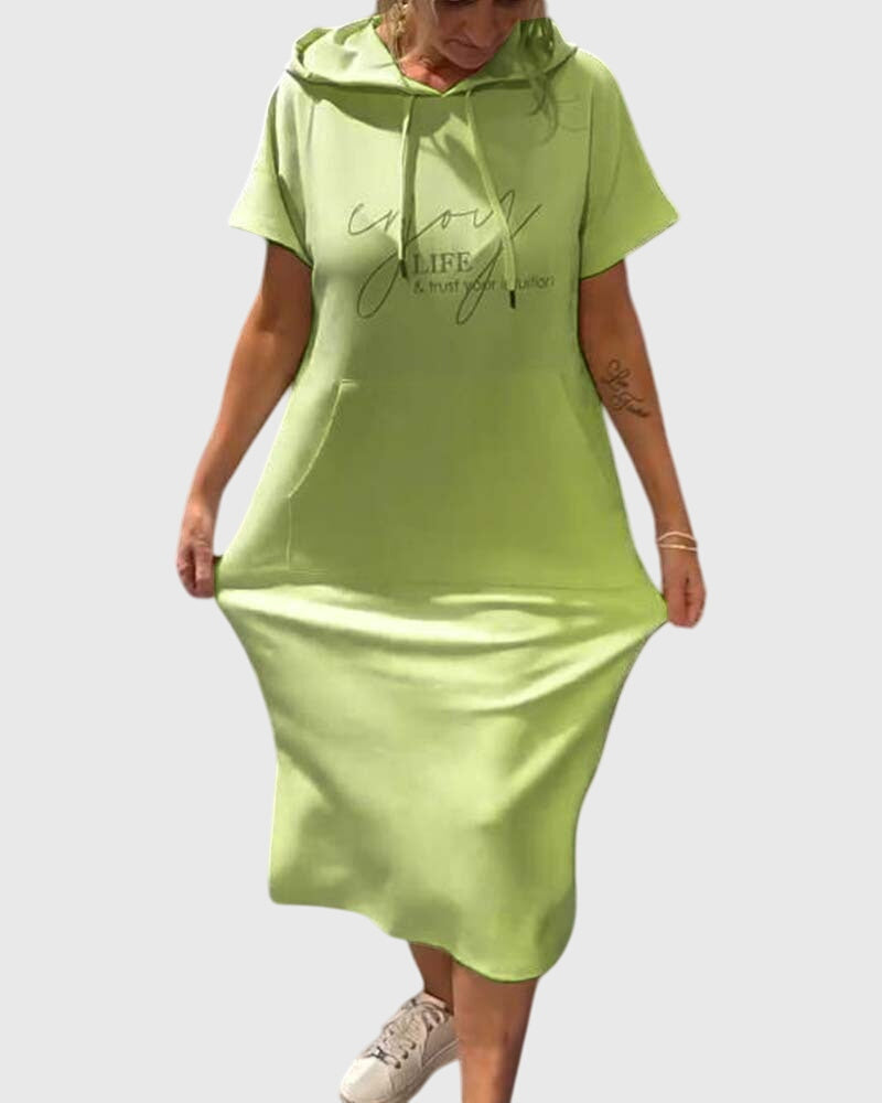 Women's Midi Dress side pockets