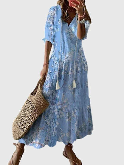 Women's Summer Dress V-neck