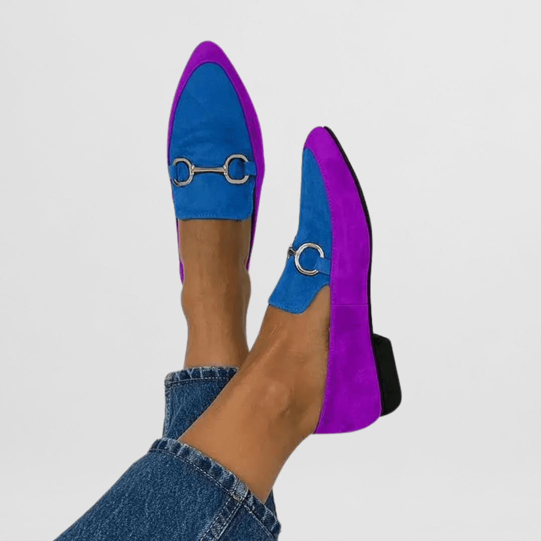 Mocasines de ante para mujer