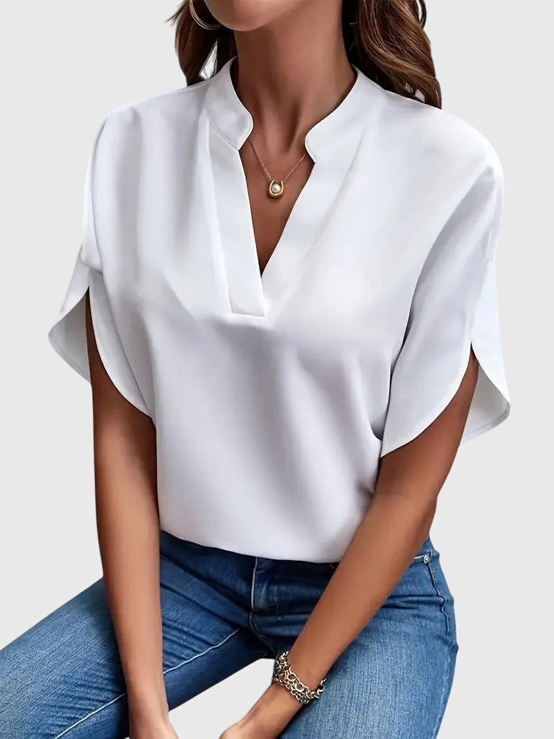 Robe femme col en V