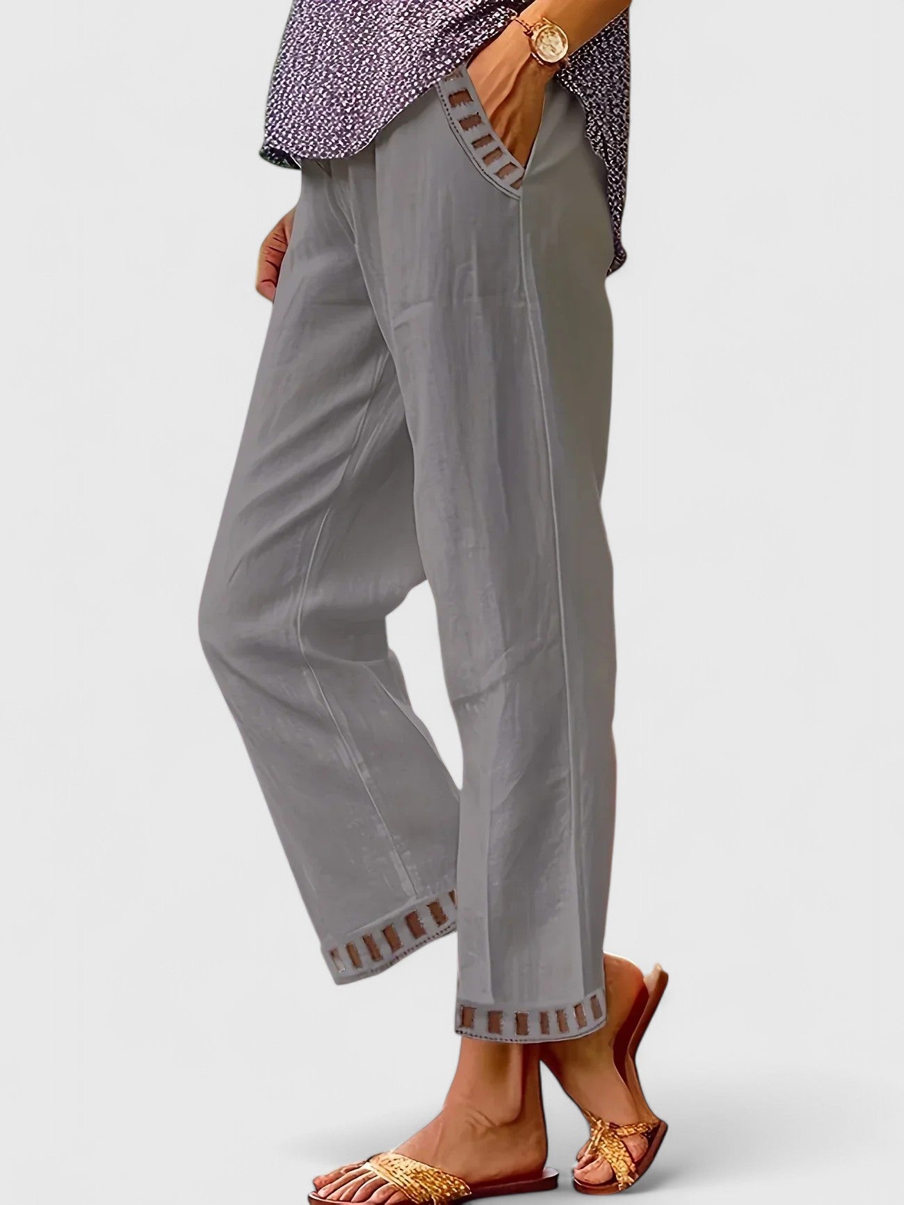 Pantaloni a gamba larga da donna